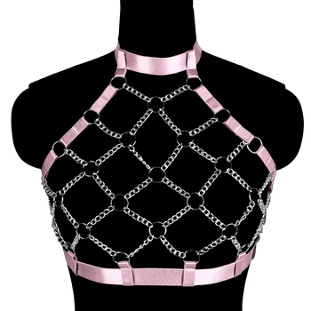 Lanț Grila Cablaj Caroserie Moda Robie Cușcă Lenjerie Sexy Bretele Punk Femei Cablajului Lenjerie Curele Jartiere Centura Sabia