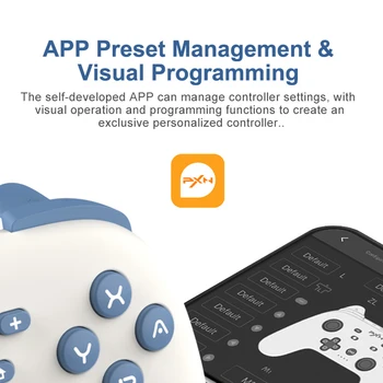 Controler de joc pentru Nintendo Comutator Controle/PC/iOS 16 iPad PXN P50 Gamepad pentru Jocuri cu Aburi Programare Macro Bluetooth Wireless