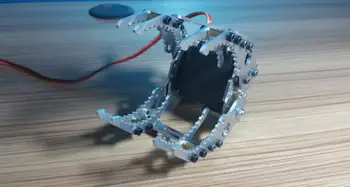 Robotic de Prindere Laba Talon Clemă 4 Dinți Meshing Manipulator de Metal Greu din Aliaj de Aluminiu Braț Mecanic Laba Pentru DIY Robot Tank Masini