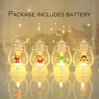 Crăciun Lanterna LED Lumini de Crăciun Decor Pentru Acasă Portabil Lampă cu Ulei de Crăciun Ornament Noutate Jucării Navidad Natal Noi Anul 2023
