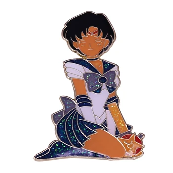 Sailor Mercur Războinic de Dragoste Și Înțelepciune Brosa Ace Email Metalice Insigne Pin Rever Broșe Jachete de Blugi Moda Bijuterii