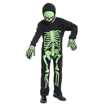 Copii Strălucește În Întuneric Schelet Halloween Infricosator Costum