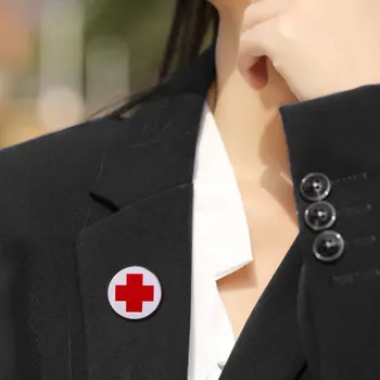 Crucea Roșie Pin Insigna De Asistență Medicală De Urgență Prima Responder Accesoriu