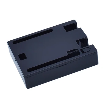 Acrilic Negru ABS Caz de Plastic Coajă Transparent Cutie pentru Arduino UNO R3