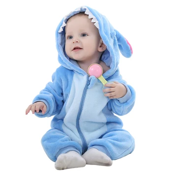 Onesies Copii Cusatura Pijamale,0-2 Ani Flanel Animal Kigurumi Infant Toddler Costum Dintr-O Bucata Pijamas Sleepwear Nou-Născut Vladan