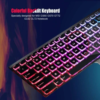 Tastatura Piese de schimb Plin de Culoare Tastatură cu iluminare de fundal Special Concepute Pentru MSI GS60 GS70 GT72 GL62 GL72 Notebook