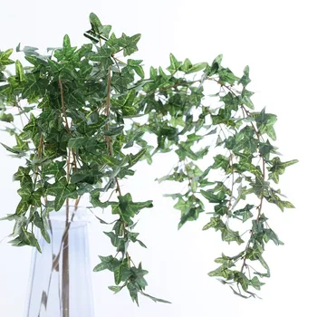 Agățat de perete ivy ratan verde fals plante Flori Artificiale pentru casa Decoratiuni de gradina plante artificiale de viță de vie