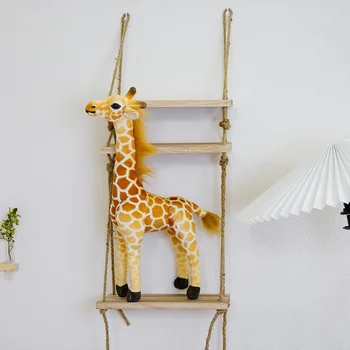 140 Gigant Simulare Girafa Jucării De Pluș Realiste De Animale Sălbatice Girafa Umplute Papusa Moale Jucării Pentru Copii Decor Dormitor Pentru Copii Cadouri