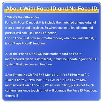 Transport gratuit Original Deblocat Pentru iPhone XS XR X Placa de baza Cu/FĂRĂ Față ID-ul Deblocat Logica Bord Mainboared Gratuit iCloud