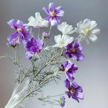 Gesanghua Simulare Artificială Flori De Plante Decor De Nunta De Mătase Naturale, Uscate, Presate Vaza De Flori De Primăvară Jasmine Stamine