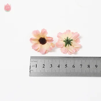 Mătase Daisy Flori Artificiale Cap 3,5 cm Fals Flori Pentru Decor Acasă Grădină Căsătorie Nunta Decor Mireasa Cununa Accesorii