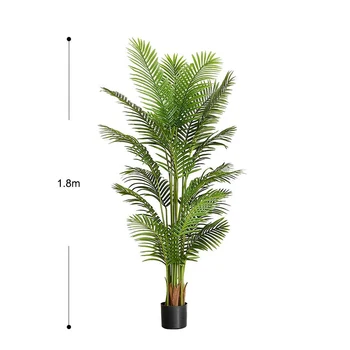 120-180cm Palmier Tropical Mari Artificiale, Plante de Ghiveci Fals Monstera de Plastic Mare de Palmier Frunze De Grădină Acasă Magazin Cameră Decor