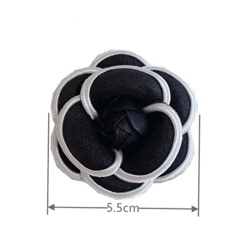 Noul Material Camellia Floare Broșe pentru Femei de Moda coreeană Costum Pulover Corsaj Ace de Rever Luxulry Accesorii Bijuterii