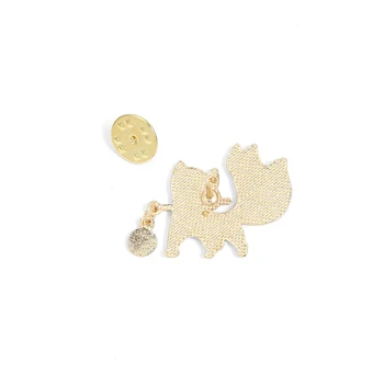 Nine Tailed Fox Email Pin Personalizat Stil Japonez Zână Animal Broșe Sac de Pin Rever Insigna de Desene animate Drăguț Bijuterii Cadou pentru Prieteni