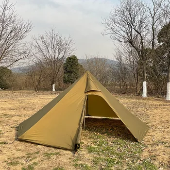 Ultralight Camping Piramida Cort Cort Inclusiv în Interiorul și în Afara Cort în aer liber Copertine Adăpost Backpacking Cort pentru Gătit