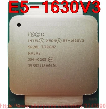 Intel Xeon CPU E5-1630V3 SR20L 3.70 GHz Cu 4 Nuclee 10M despre lga2011-3 E5-1630 V3 processor E5 1630V3 transport gratuit E5 1630 V3