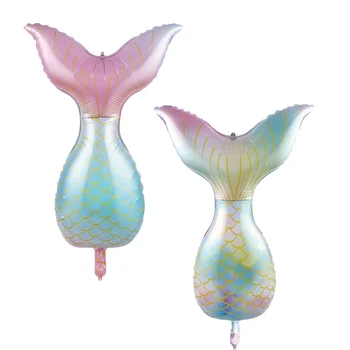 1 buc Sirena Ariel ocean shell Consumabile Partid Coada de Sirena Balon Mare Petrecere de animale globos Copil de Dus Fata la Petrecerea de Ziua jucarii