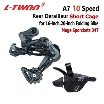LTWOO A7 1x10 Groupset Declanșa Schimbator Maneta+Spate Derailleur pentru Biciclete MTB, cu 10 viteze, Caseta Pinioane 42T 46T 50T LTWOO Groupset