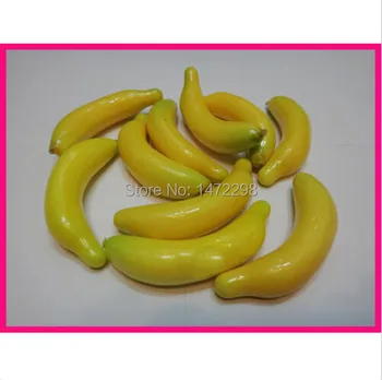 100buc artificiale Mini Banane Plastic Artificiale Fructe și Legume artificiale flori faux fructe petrecere casa decor de bucatarie