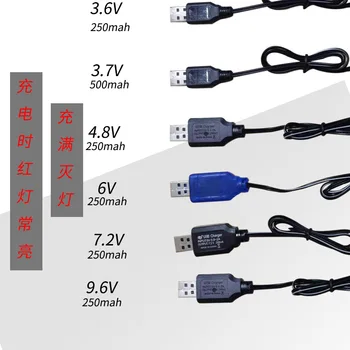 3.6 V si 4.8 V 6V 7,2 V Black USB Încărcător Cablu Adaptor Universal Pentru Cer Viper Drona Elicopter