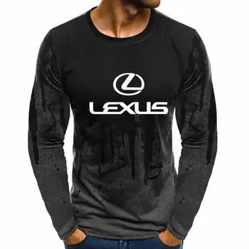 Noua Moda de Bumbac Bărbați pulover Lexus Masina Logo-ul de imprimare Lână O-Gât pulover Pulovere Harajuku Streetwear Barbati topuri