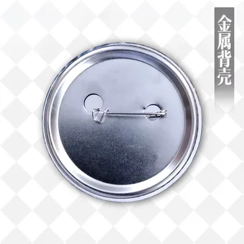 58MM Anime Q Versiune de Desene animate Joc Insigna Genshin Impact Cosplay DIY Accesorii broșe Metalice Venti Zhongli Kamisato Ayato Yae Miko