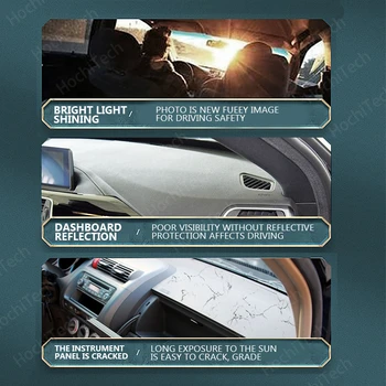 Anti-Alunecare, Anti-UV Mat tabloul de Bord Pad Acoperire Dashmat Proteja Covorul pentru Lexus RX 2004~2009 XU30 RX300 RX330 RX400h 2006 Accesorii