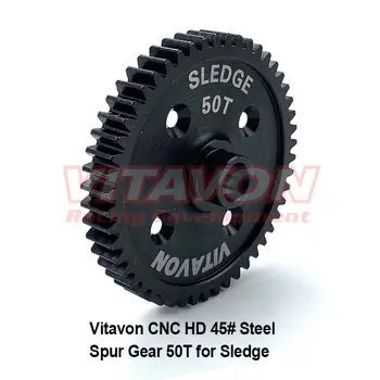 VITAVON CNC HD Oțel Spur Gear 50T Mod 1.0 Pentru Traxxas Sanie