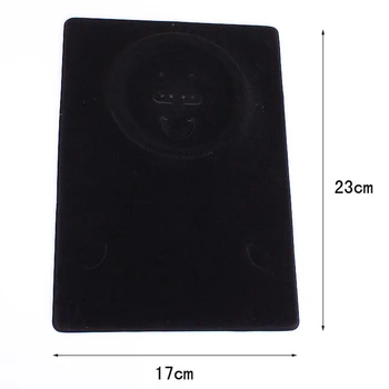 17x23cm 50Pcs/lot Plastic Negru + Catifea Card de Bijuterii Colier Carduri cu Display de Dimensiuni Mari Bijuterii Carduri de Afișare de Ambalare H055