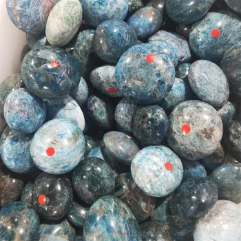 1buc Naturale Albastru Apatit de Palmier Piatră Brută Piatră prețioasă Cristal Meditație de Vindecare Energetică Minerale