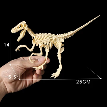 3D Excavare Kituri,dinozaur, Mamut,Triceratops,Velociraptor,Stegosaurus schelet descoperi asambla Puzzle Model de seturi de echipament