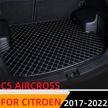 Sinjayer Portbagaj Mat Impermeabil AUTO Coada de Boot Covoare Parte Plat Marfă Covor Pad Căptușeală Fit Pentru Citroen C5 AIRCROSS 2017-2022