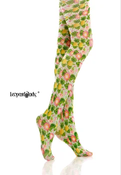 De Înaltă Calitate Noi Modele De Ciorapi De Flori Pictura De Imprimare Chilot Femei Dresuri