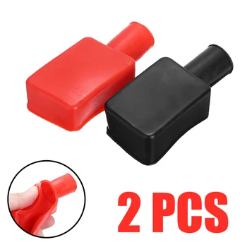 2 buc Negre Mașină Roșie Negativă a Bateriei Borna Pozitivă Acoperă Capacul de Boot de Izolare Protector de Înlocuire Baterii Accesorii