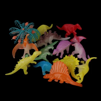 12pcs Strălucire În Întuneric Luminos Dinozaur Jurassic Model de Jucărie Jucării pentru Copii Cadouri