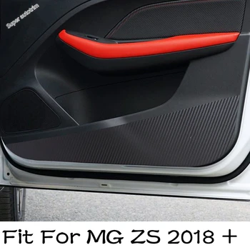 Interior Refit Accesorii Auto Usa Anti-Kick Pad Marginea Laterală Film Praf-dovada Protector Autocolante 4BUC se Potrivesc Pentru MG ZS 2018 - 2022