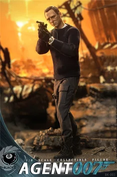 1/6 NEGRU 8 STUDIO BK-003 Agentul James Bond 007, Daniel Craig Film Criminal Profesionist Set Complet Mobile Figura de Acțiune Pentru Fani