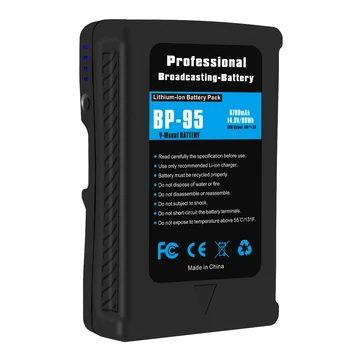V Montați Bateria BP-190 BP-150 BP-95 pentru Sony V-Blocare BP Baterii camere Video de Difuzare Video cu LED-uri de Lumină Blackmagic URSA Mini Pro