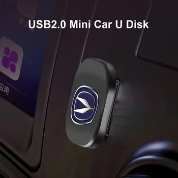 32GB Auto USB Mini Masina de U Disc de Metal USB pentru SsangYong Korando Sport Actyon Rexton Musso Rodius Kyron Președintele Tivoli Accesorii