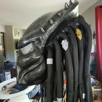 Filmul alien vs predator Cosplay Masca Costum de Halloween Accesorii elemente de recuzită prădător mască de latex