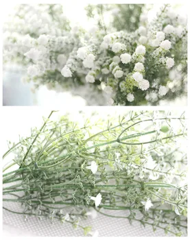 Imitație de Flori Stropire zăpadă plin de stele de zăpadă spray flori artificiale decor petrecere de nunta decor acasă