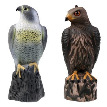2 Bucati / Set 3D realiste Realiste Vultur în aer liber de Fotografiere de Vânătoare de Păsări Momeală Sperietoare Grădină cu Gazon, cu Decor Ornament