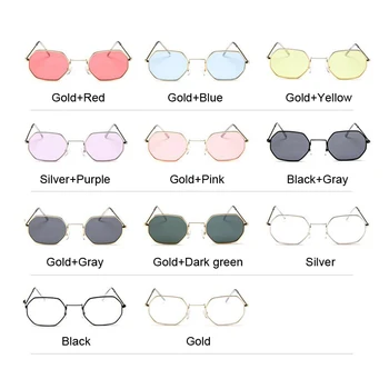 Noua Moda Hexagon Ochelari De Soare Femei Barbati Brand Designer Fumurii Ochelari De Soare Pentru Doamna De Sex Feminin De Ochelari De Soare Oglindă Oculos De Sol