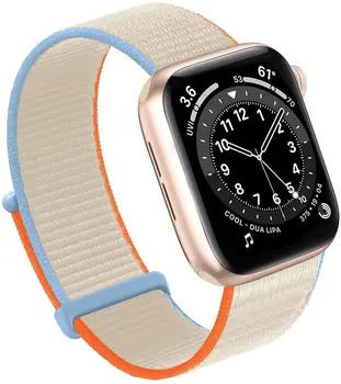 Curea nailon pentru apple watch band 44mm 40mm 42mm 38mm 40 44 mm smartwatch Dotari Solo Buclă bratara iWatch serie 3 4 5 6 7 se