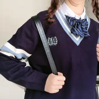 Femei Pulover Moale V-neck Sport Tineret Femei Școală din Tricotaj de Sus pentru Intalniri Student de Colegiu de Stil Pulover Cardigan