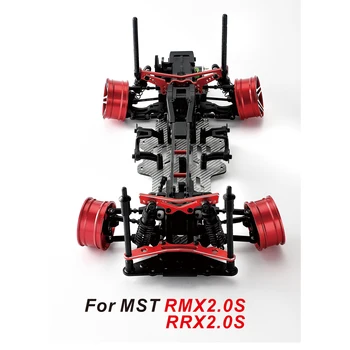 De înaltă calitate din Fibră de Carbon și Aluminiu Kit de Upgrade pentru MST RMX2.0S și MST RRX2.0S 1:10 RC drift Car