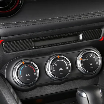 Pentru Mazda 2 Demio DL Sedan DJ Hatchback 2016 2017 Consola centrala Carbon Fibre cu Cristale Lichide cu Ecran Tăiați Fâșii Autocolante