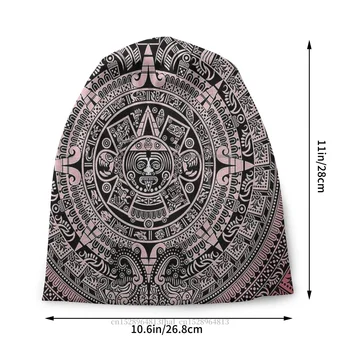 Mayan Calendar Aztec Chelioși Căciuli Capace Model de Pălărie de Iarnă Caldă Capota Pălării de Bărbați de Femei de Stradă de Schi Capac