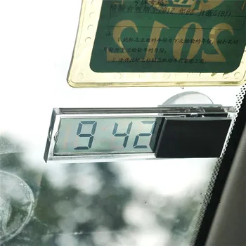 Electronice auto Ceasuri ventuza Ceas Digital LCD Display Corecte de Moda Auto Portabil Ceas pentru Motociclete Accesorii Auto