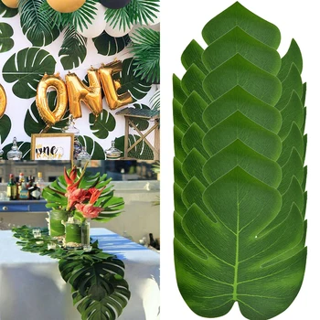 Artificiale Frunze de Palmier Decor pentru Tropicale din Hawaii Petrecere de Vară Temă Junglă de Ziua Copilului Duș Masa de Nunta Decor